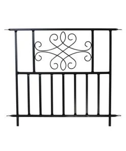 Enchanted Garden Deluxe Scroll Fence Panel 30" X 36"