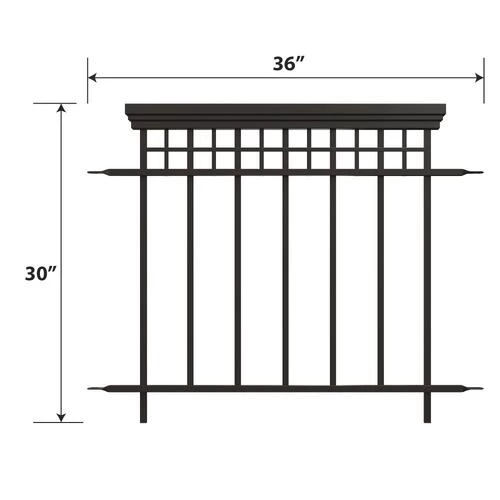 Enchanted Garden Mission Fence 4 Enchanted Garden Mission Fence - Image 2