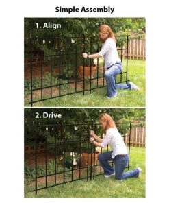 Enchanted Garden Victorian Fence Panel 36" X 48" -Enchanted Garden Sale 1711412 05