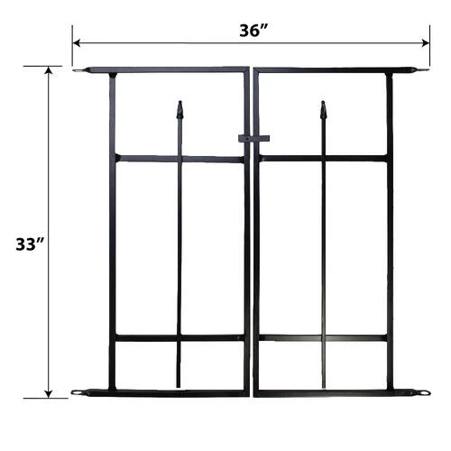 Enchanted Garden Victorian Gate 33" X 36" 4 Enchanted Garden Victorian Gate 33" X 36" - Image 2