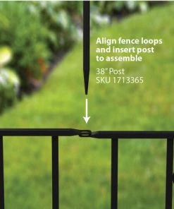 Enchanted Garden Deluxe Scroll Fence Panel 30" X 36" -Enchanted Garden Sale 1711425 04