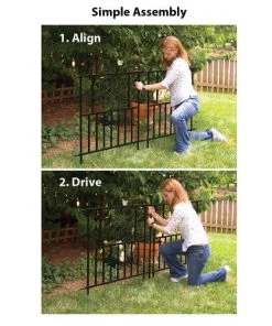 Enchanted Garden Deluxe Scroll Fence Panel 30" X 36" -Enchanted Garden Sale 1711425 06