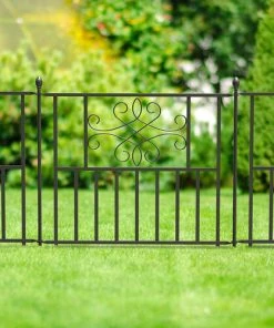 Enchanted Garden Deluxe Scroll Fence Panel 30" X 36" -Enchanted Garden Sale 1711425 07
