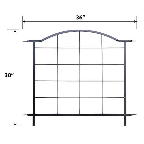 Enchanted Garden Modern Farmhouse Fence Panel 30" X 36" 4 Enchanted Garden Modern Farmhouse Fence Panel 30" X 36" - Image 2