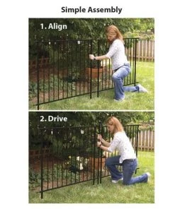 Enchanted Garden Euro Sectional Fence Panel 36" X 48" 12 Enchanted Garden Euro Sectional Fence Panel 36" X 48" -Enchanted Garden Sale 1713232 5