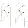 Enchanted Garden™ 2'8"H X 8'W Cattail Steel Bronze Garden Border Fence -Enchanted Garden Sale 1713337