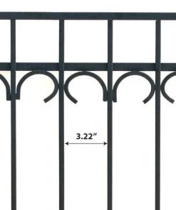 Enchanted Garden™ 2'6" X 3' Park Avenue Fence Panel -Enchanted Garden Sale 1713347 02