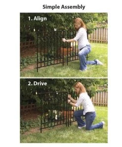 Enchanted Garden™ 2'6" X 3' Park Avenue Fence Panel -Enchanted Garden Sale 1713347 05