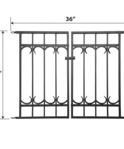 Enchanted Garden™ 2'3" X 3' Park Avenue Gate Panel -Enchanted Garden Sale 1713349 1