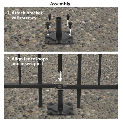 Enchanted Garden™ Fence Surface Mount Bracket 5 Enchanted Garden™ Fence Surface Mount Bracket - Image 3