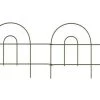 Enchanted Garden™ 1'6"H X 8'W Folding Steel Green Garden Border Fence -Enchanted Garden Sale 1713373 Green Border Fence InHouse 2200px