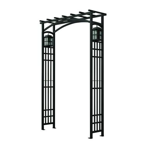 Enchanted Garden 52"W X 78"H Black Mission Arbor 3 Enchanted Garden 52"W X 78"H Black Mission Arbor