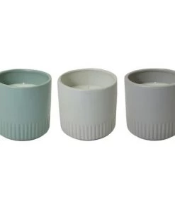 Enchanted Garden™ 8 Oz. Contemporary Ceramic Jar Citronella Candle - Assorted Colors