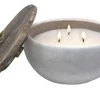 Enchanted Garden™ 18.9 Oz. Round Concrete Citronella Candle - Assorted Colors 1 Enchanted Garden™ 18.9 Oz. Round Concrete Citronella Candle - Assorted Colors -Enchanted Garden Sale 202076CE White CMYK