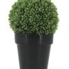 Enchanted Garden™ 14.5" Artificial Boxwood Topiary Ball With Black Pot -Enchanted Garden Sale 21SYM HJI 5