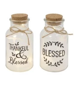 Enchanted Garden™ 5.8" Lighted Glass Bottle - Assorted Styles