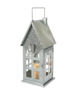 Enchanted Garden™ 12.5" Metal Flameless Candle LED Lantern