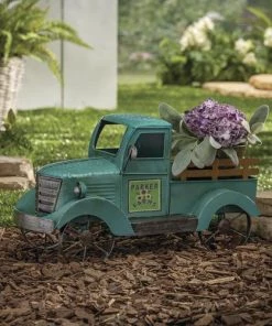 Enchanted Garden™ 19" Antique Metal Truck -Enchanted Garden Sale 2566020MND glam