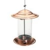 Enchanted Garden® Copper Roof Tube Bird Feeder -Enchanted Garden Sale 266 1394 Enchanted Garden Tube Feeder front