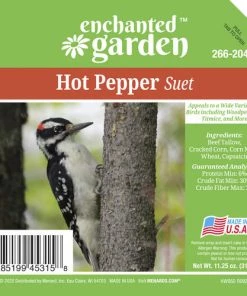 Enchanted Garden™ Hot Pepper Bird Suet Cake - 11.25 Oz -Enchanted Garden Sale 266 2044Label View