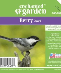 Enchanted Garden™ Berry Bird Suet Cake - 11.25 Oz -Enchanted Garden Sale 266 2045Label View