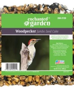 Enchanted Garden™ Woodpecker Jumbo Bird Seed Cake - 32 Oz
