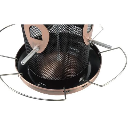 Enchanted Garden® Copper Finish Tube Bird Feeder 6 Enchanted Garden® Copper Finish Tube Bird Feeder - Image 4