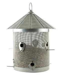 Enchanted Garden® Rustic Farmhouse Galvanized Silo Bird Feeder -Enchanted Garden Sale 2664307 28718MEN w seed