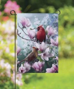 Enchanted Garden™ 12.5" X 18" Garden Flag - Assorted Styles -Enchanted Garden Sale 2723272 CardinalFamily GARDEN flag scenic