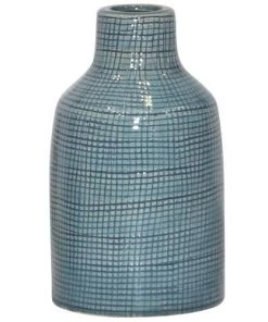 Enchanted Garden™ 8.3" Blue Ceramic Vase