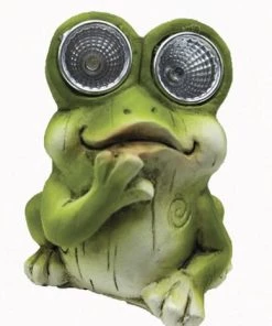 Enchanted Garden™ 3" Cement Animal Solar Light Statue - Assorted Styles -Enchanted Garden Sale 277 3865Frog