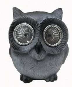 Enchanted Garden™ 3" Cement Animal Solar Light Statue - Assorted Styles -Enchanted Garden Sale 277 3865Owl