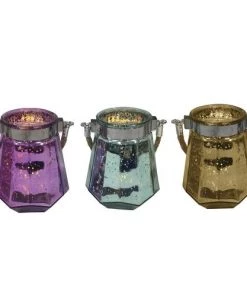 Enchanted Garden™ 5" Glass Flameless Candle Lantern - Assorted Styles
