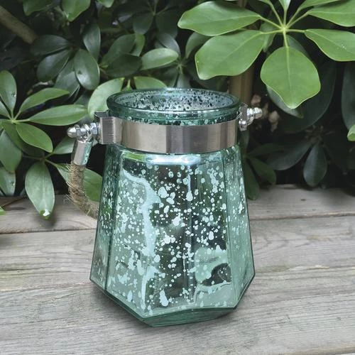 Enchanted Garden™ 5" Glass Flameless Candle Lantern - Assorted Styles 7 Enchanted Garden™ 5" Glass Flameless Candle Lantern - Assorted Styles - Image 5