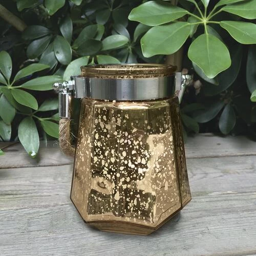 Enchanted Garden™ 5" Glass Flameless Candle Lantern - Assorted Styles 5 Enchanted Garden™ 5" Glass Flameless Candle Lantern - Assorted Styles - Image 3