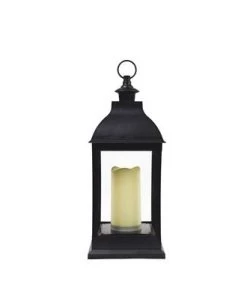 Enchanted Garden™ Resin Flameless Candle LED Lantern