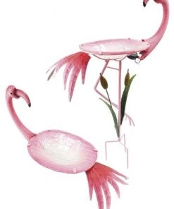 Enchanted Garden™ 20.8" Flamingo Bird Bath -Enchanted Garden Sale 277 4847 3A