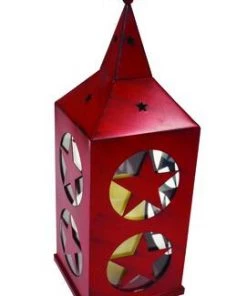 Enchanted Garden™ 17" Metal Cut Out Flameless Candle LED Lantern - Assorted Colors -Enchanted Garden Sale 277 5111 A3