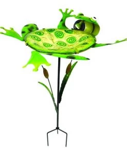 Enchanted Garden™ 17.9" Frog Bird Bath