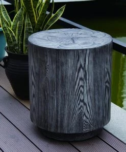 Enchanted Garden™ 17" Round Dark Wood Garden Stool 9 Enchanted Garden™ 17" Round Dark Wood Garden Stool -Enchanted Garden Sale 277 5191 P SC