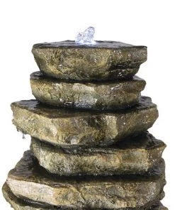 Enchanted Garden™ 34.1" Tiered Rock Outdoor Water Fountain -Enchanted Garden Sale 277 5228 P ALT