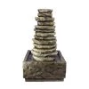 Enchanted Garden™ 34.1" Tiered Rock Outdoor Water Fountain -Enchanted Garden Sale 277 5228 P SF