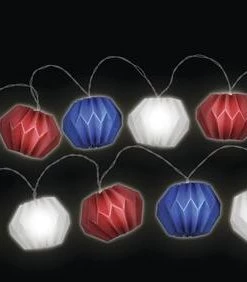 Enchanted Garden™ 6'4" 10-Light Americana Lantern LED Light String -Enchanted Garden Sale 277 5466 2 3100