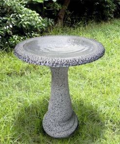 Enchanted Garden™ 17.7" Resin Bird Bath - Assorted Colors -Enchanted Garden Sale 277 5586 BBWHT SV 1800