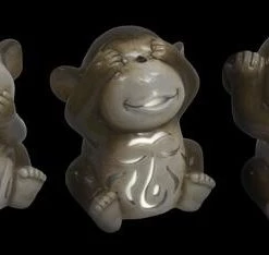Enchanted Garden™ 7.8" Ceramic Monkey LED Lantern - Assorted Styles -Enchanted Garden Sale 277 5594 2