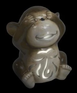 Enchanted Garden™ 7.8" Ceramic Monkey LED Lantern - Assorted Styles -Enchanted Garden Sale 277 5594 6