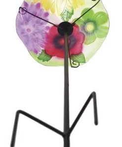 Enchanted Garden™ 11" Glass Floral Bird Bath -Enchanted Garden Sale 277 5671 04 3400px