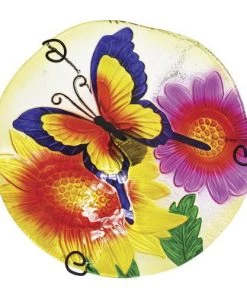 Enchanted Garden™ 11" Glass Butterfly Bird Bath -Enchanted Garden Sale 277 5672 03 4000px