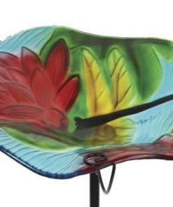Enchanted Garden™ 11" Glass Dragonfly Bird Bath -Enchanted Garden Sale 277 5673 05 2000px