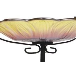Enchanted Garden™ 11" Glass Sunflower Bird Bath 17 Enchanted Garden™ 11" Glass Sunflower Bird Bath -Enchanted Garden Sale 277 5674 06 1000px